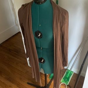 Ribbed light cardigan